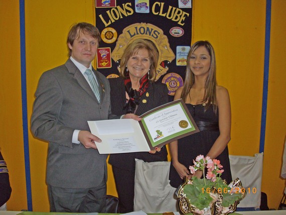 Lions - Gervasio Uhlmann, atual presidente do Lions Clube de Itaiopolis