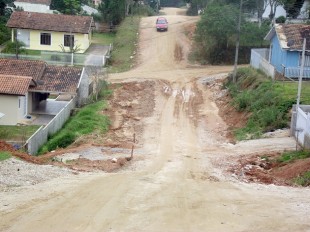 Pavimentação - Rua Francisco Boçon