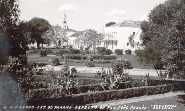 Praça João Pessoa em 1950