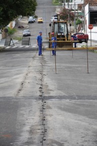 Recomeçam obras de instalação da rede de esgoto em Mafra (2)