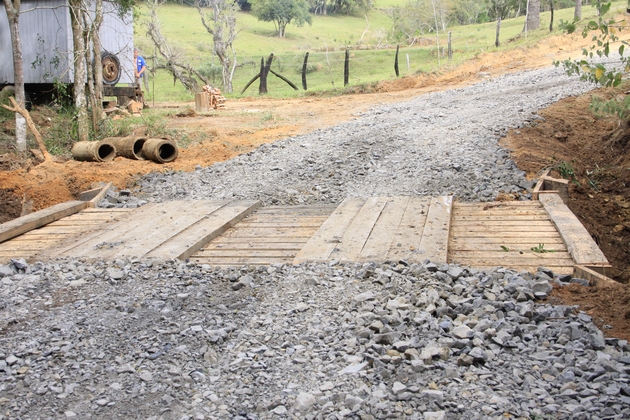 Interior - Ponte Nova Avencal de Baixo acesso a BR 280 Avencal de Cima