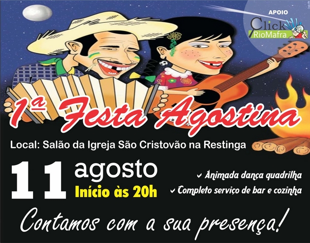 Grupo Força Jovem realiza sua primeira Festa Agostina na Restinga