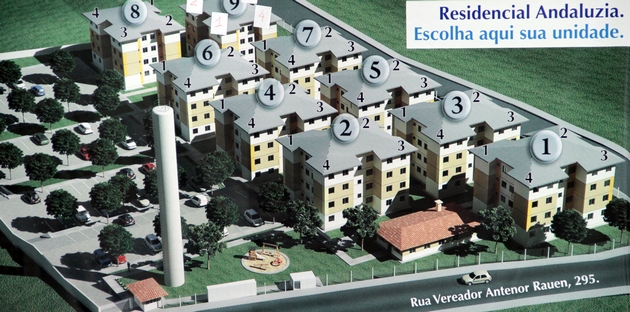 Condimínio -Maquete do Condomínio Andaluzia