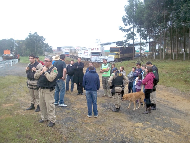 BR 116 - Acesso trevo Canoinhas - Protesto (1)