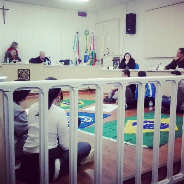 Segundo manifesto de Riomafra ocorreu nesta terça-feira na Câmara de Vereadores de Mafra (2)