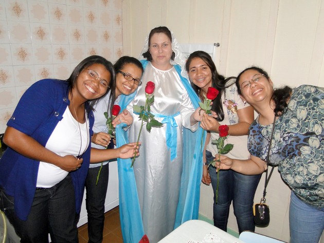 Doce Mãe - Consagradas viveram um ritual de acolhimento ao chegarem na nova morada em Mafra