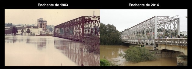 Enchente já é considerada a terceira maior na história de Riomafra