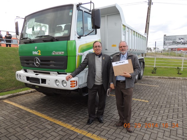 Rio Negro recebe mais um caminhão para conservar estradas rurais