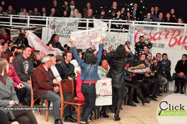 Um dos destaques do evento foi a grande presença de torcidas