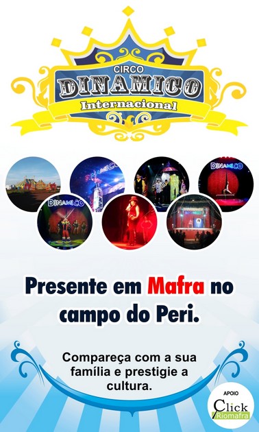 Circo Dinamico Internacional está presente em Mafra