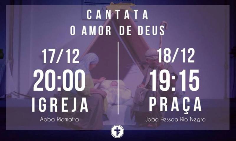 Musical de Natal “O amor de Deus” será apresentado em Riomafra