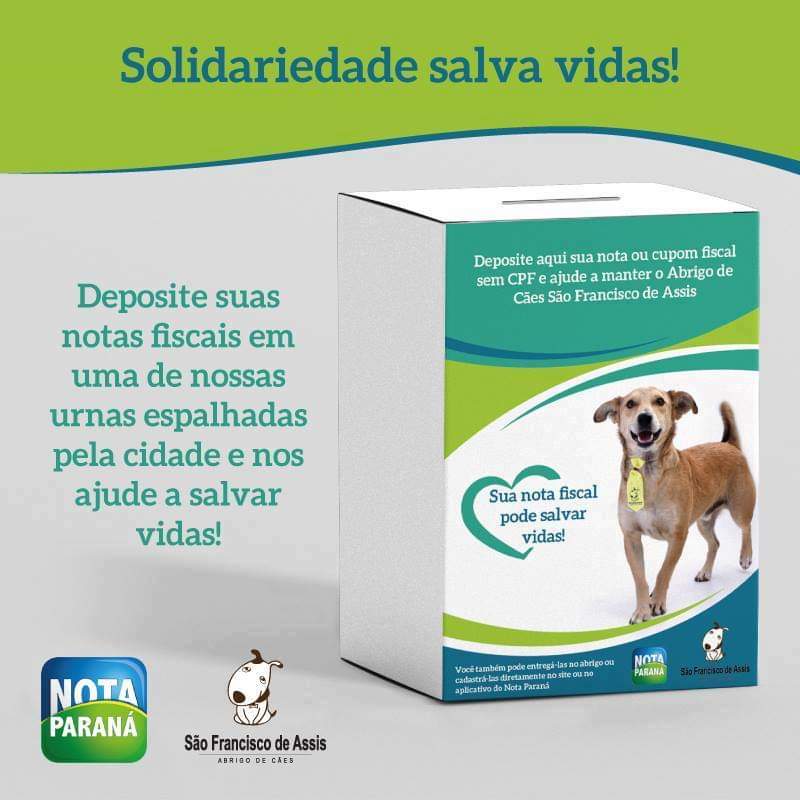 Como usar o Nota Paraná para ajudar o abrigo de cães de Rio Negro (1)