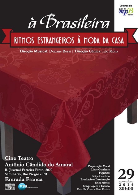 Rio Negro receberá Grupo de MPB da UFPR