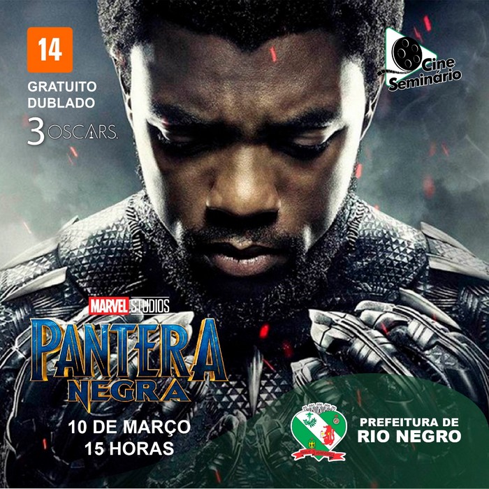 Pantera Negra no Cine Seminário
