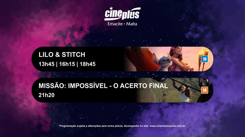 Programacao Mafra (quinta e sexta-feira)