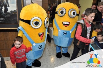 Minions e Gru no Cineplus Emacite no filme Meu Malvado Favorito 3 (17)