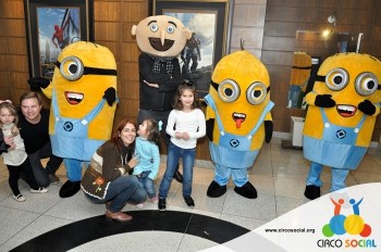 Minions e Gru no Cineplus Emacite no filme Meu Malvado Favorito 3 (2)