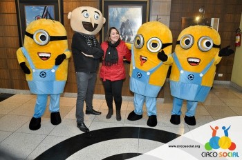 Minions e Gru no Cineplus Emacite no filme Meu Malvado Favorito 3 (4)