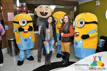 Minions e Gru no Cineplus Emacite no filme Meu Malvado Favorito 3 (43)