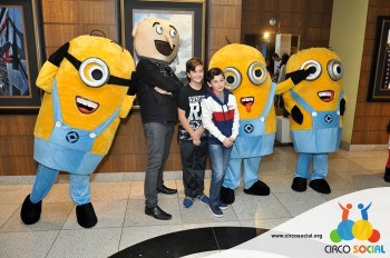 Minions e Gru no Cineplus Emacite no filme Meu Malvado Favorito 3 (45)