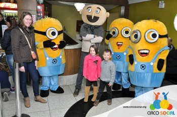 Minions e Gru no Cineplus Emacite no filme Meu Malvado Favorito 3 (46)