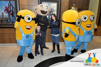 Minions e Gru no Cineplus Emacite no filme Meu Malvado Favorito 3 (50)