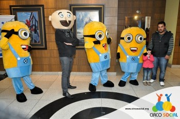 Minions e Gru no Cineplus Emacite no filme Meu Malvado Favorito 3 (6)