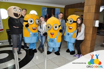 Minions e Gru no Cineplus Emacite no filme Meu Malvado Favorito 3 (7)
