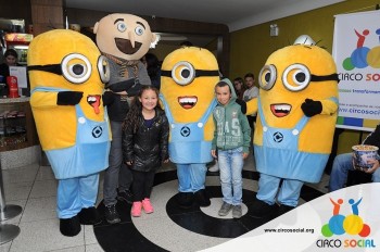 Minions e Gru no Cineplus Emacite no filme Meu Malvado Favorito 3 (8)