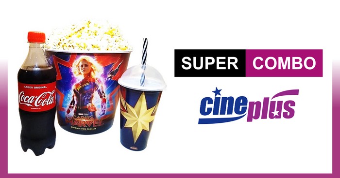 Cineplus possui super combo da Capitã Marvel
