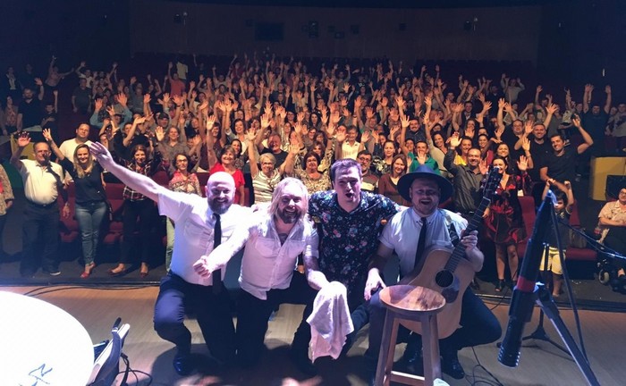 The Beatles no Acordeon surpreende o público no Cineplus Emacite