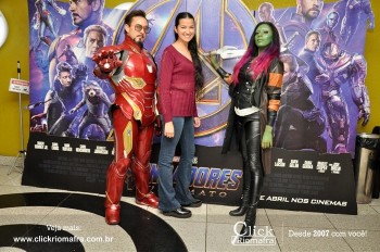 Fotos do Homem de Ferro e Gamora no Cineplus Emacite Click Riomafra (20)