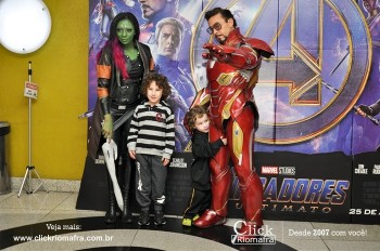 Fotos do Homem de Ferro e Gamora no Cineplus Emacite Click Riomafra (34)