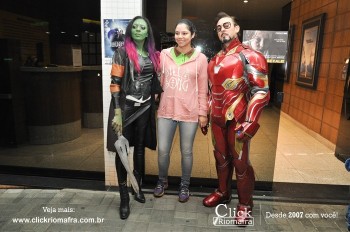 Fotos do Homem de Ferro e Gamora no Cineplus Emacite Click Riomafra (37)
