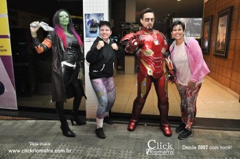 Fotos do Homem de Ferro e Gamora no Cineplus Emacite Click Riomafra (44)