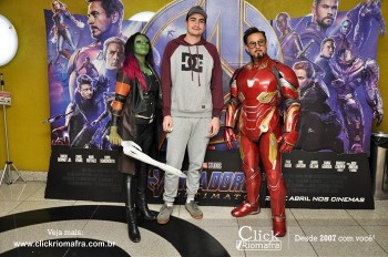 Fotos do Homem de Ferro e Gamora no Cineplus Emacite Click Riomafra (49)