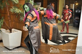 Fotos do Homem de Ferro e Gamora no Cineplus Emacite Click Riomafra (5)