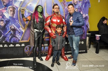 Fotos do Homem de Ferro e Gamora no Cineplus Emacite Click Riomafra (51)