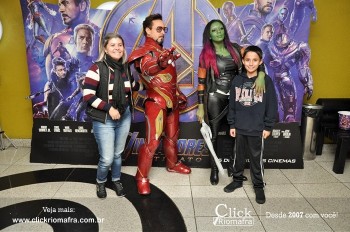 Fotos do Homem de Ferro e Gamora no Cineplus Emacite Click Riomafra (54)