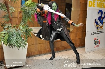 Fotos do Homem de Ferro e Gamora no Cineplus Emacite Click Riomafra (6)