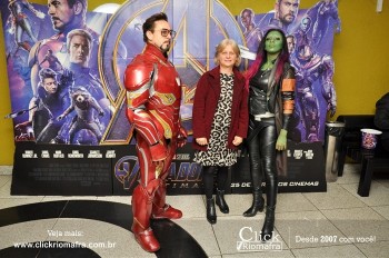 Fotos do Homem de Ferro e Gamora no Cineplus Emacite Click Riomafra (61)
