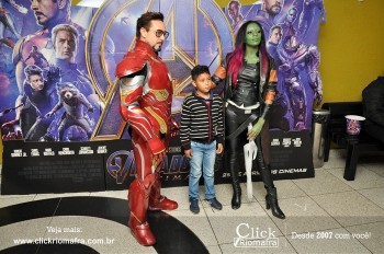 Fotos do Homem de Ferro e Gamora no Cineplus Emacite Click Riomafra (62)
