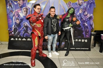 Fotos do Homem de Ferro e Gamora no Cineplus Emacite Click Riomafra (66)