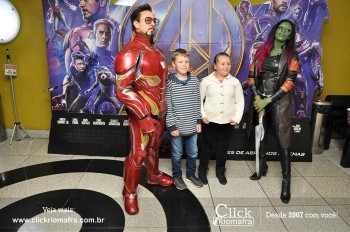 Fotos do Homem de Ferro e Gamora no Cineplus Emacite Click Riomafra (73)