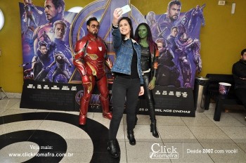 Fotos do Homem de Ferro e Gamora no Cineplus Emacite Click Riomafra (78)
