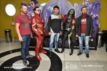 Fotos do Homem de Ferro e Gamora no Cineplus Emacite Click Riomafra (81)