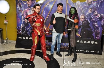 Fotos do Homem de Ferro e Gamora no Cineplus Emacite Click Riomafra (82)