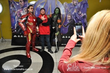 Fotos do Homem de Ferro e Gamora no Cineplus Emacite Click Riomafra (85)