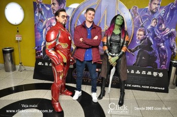 Fotos do Homem de Ferro e Gamora no Cineplus Emacite Click Riomafra (92)