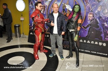 Fotos do Homem de Ferro e Gamora no Cineplus Emacite Click Riomafra (93)